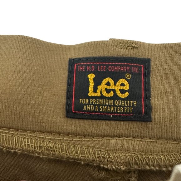 Lee Womens 5 Inch Comfort Waistband Shorts Size 6 Kangaroo Brown - Picture 4 of 10